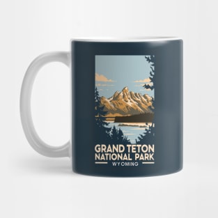 A Vintage Travel Art of the Grand Teton National Park - Wyoming - US Mug